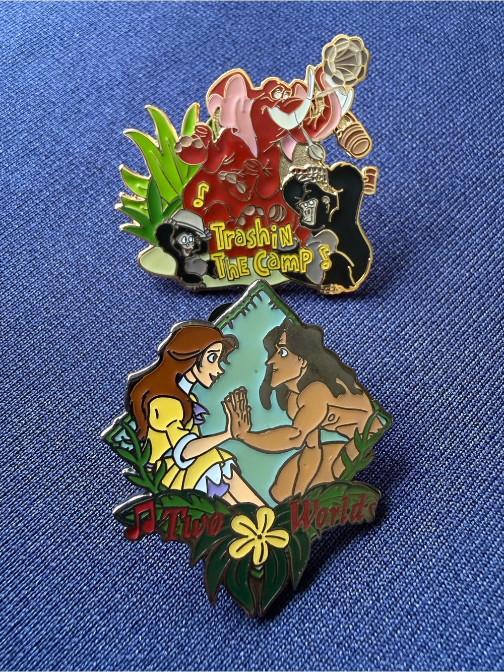 Disney Store Tarzan Magical Musical Moments Pins 2002 Two Worlds